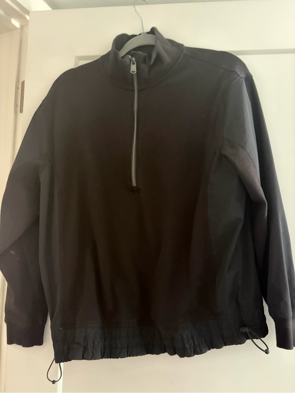 Athleta Black Women’s Half-Zip Pullover Sweater